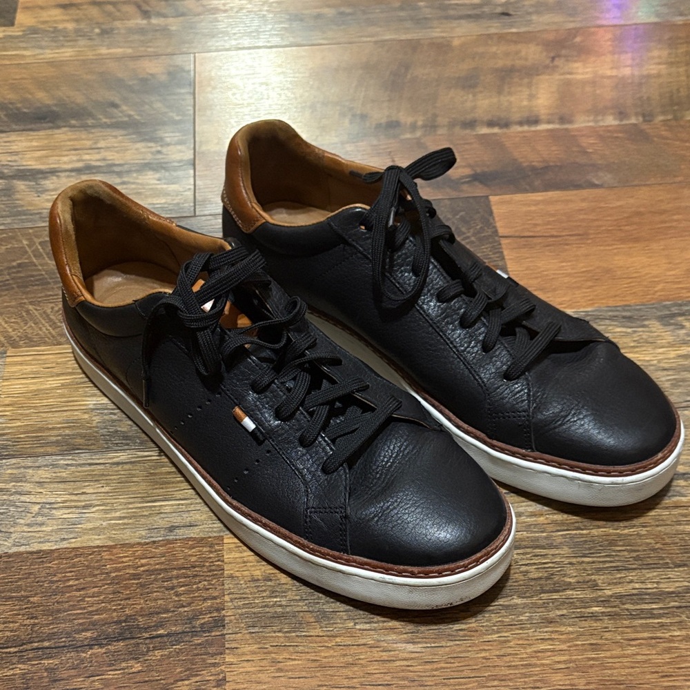 Allen Edmonds Alpha Black and Tan‎ Sneakers